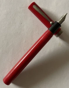 Vintage Scheaffer Füllfederhalter rot Kursiv M Feder - Bild 1 von 10