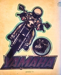 70's Yamaha Twin Special XS 1100 Motorcycle motocross vTg Orig t-shirt iron-on - Picture 1 of 1