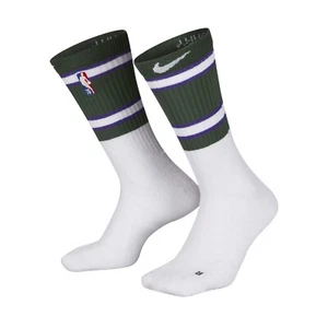 NIKE NBA MILWAUKEE BUCKS CITY EDITION MIXTAPE CREW SOCKS DA4957-100 SIZE M (6-8) - Picture 1 of 1