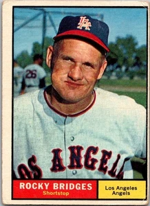 1961 Topps #508 Rocky Bridges Los Angeles Angels livraison gratuite ! - Photo 1/2