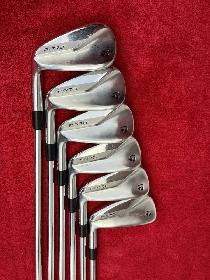 Taylormade P770 Irons 5-PW Left Handed Regular Steel Shafts. - Image 1 of 4