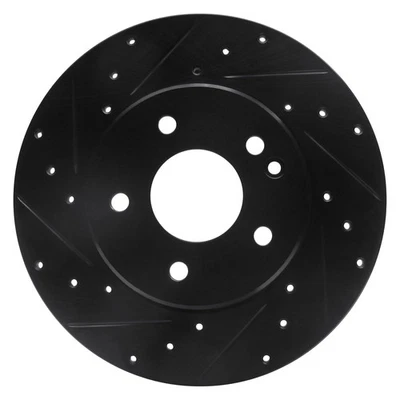 For Mercedes-Benz C230 97-98 Brake Rotor DFC Premium Drilled & Slotted Front Foto 1 de 4