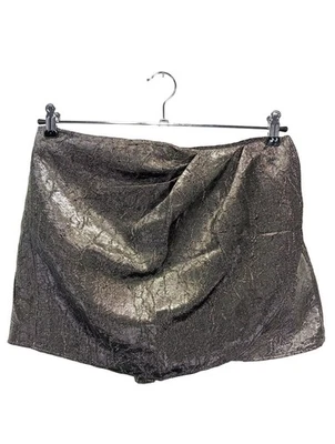 ZARA Skorts Mujeres Piratas Talla EU 40 color plata look casual - Imagen 1 de 4