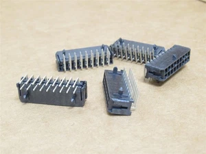 229537 New-No Box; Molex 43045-1802 Lot-5 Header Connector RA 18Pos 2-Row; 600V - Picture 1 of 6