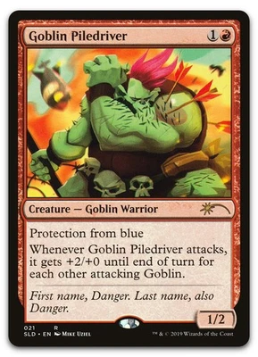 Goblin Piledriver #21 (NM) Secret Lair Drop SLD Magic MTG - Image 1 of 2