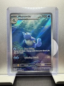 Pokémon Card Wartortle 171/165 Sv 151 Illustration Rare English - Picture 1 of 2