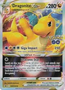 Dragonite VSTAR SWSH236 Promo Holo SWSH: Sword & Shield Promo Cards NM Pokémon - Picture 1 of 2