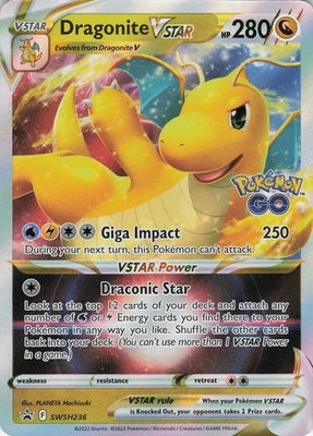Dragonite VSTAR SWSH236 Promo Holo SWSH: Sword & Shield Promo Cards NM Pokémon - Image 1 of 2