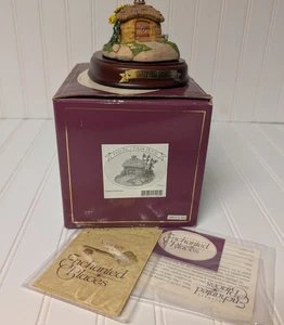 NOS WDCC 1990's Enchanted Places Three Little Pigs Straw House COA 250832G - Picture 1 of 15