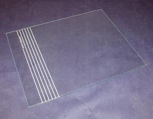 Magic Chef Refrigerator : Utility Pan Shelf Glass Insert (61002413) {P9226} - Picture 1 of 4