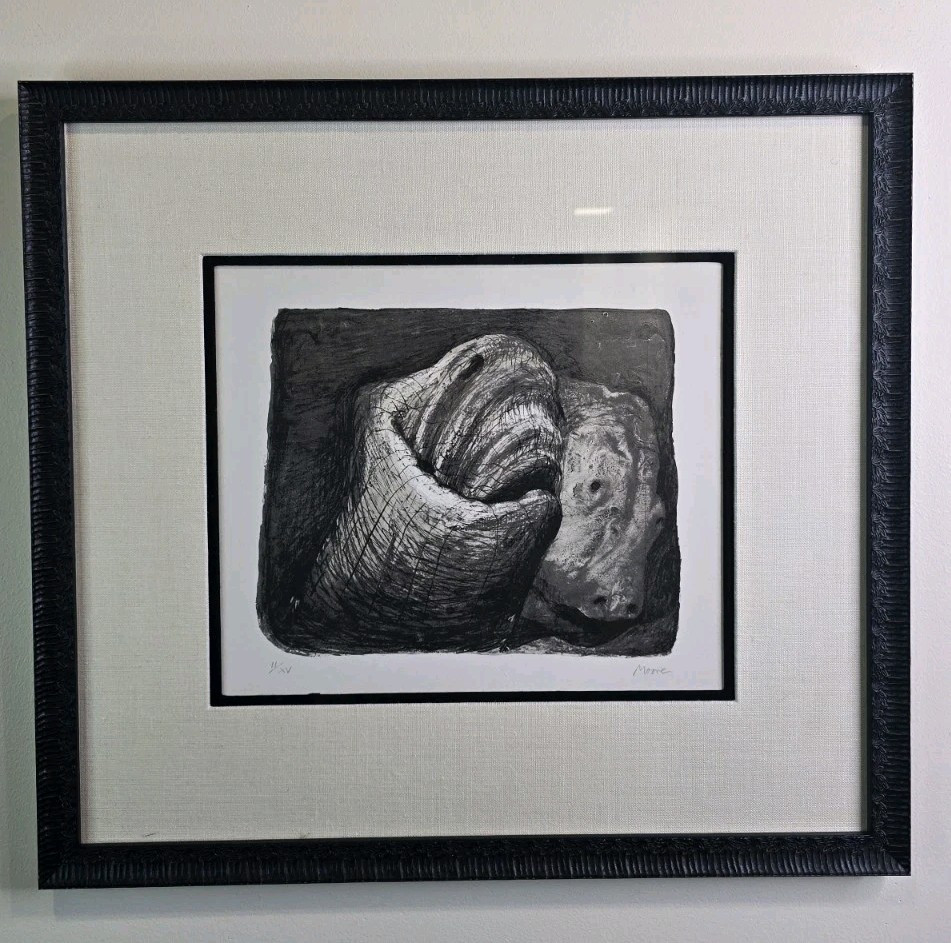 Henry Moore、STUDY、海外版超希少レゾネ、新品額付 henry moore