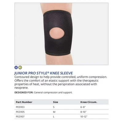 DJO Bell-Horn DJO 青少年护膝儿科/小号(膝盖圈) 6-8) — 第 1/2 张图片