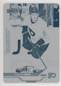 2018-19 Upper Deck Compendium Printing Plate Cyan 1/1 Robert Hagg #692 0zu - Foto 1 di 3