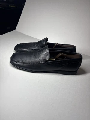 Prada Men’s 9 UK (10 US) Black Vintage Venetian Loafers Made In Italy - Image 1 of 4