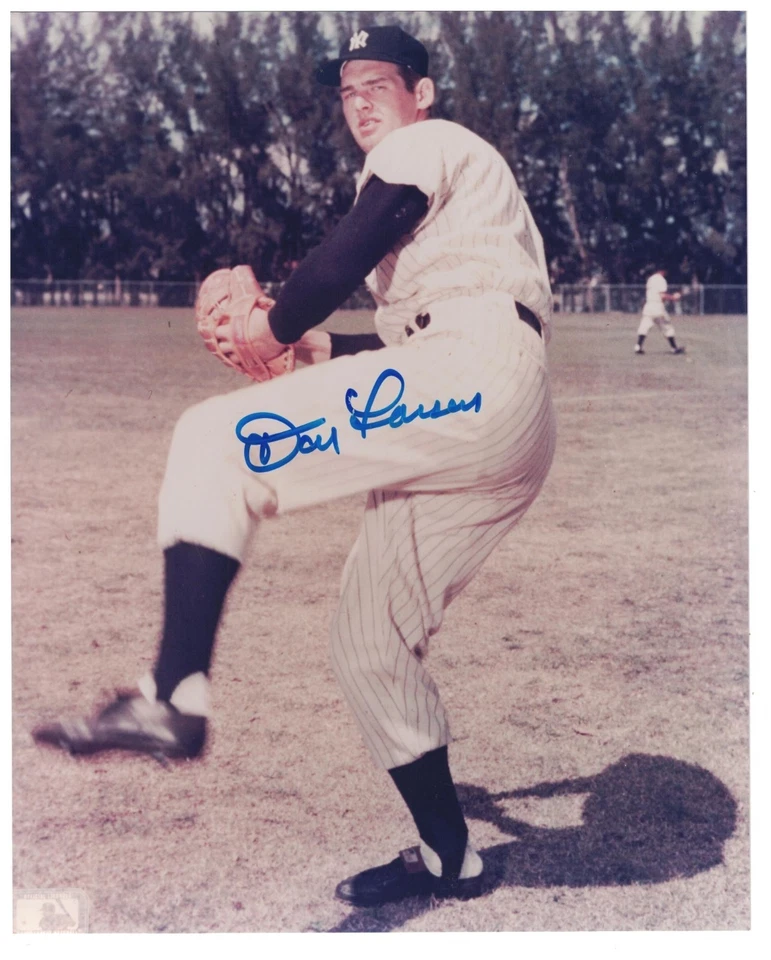 Don Larsen Signed Autographed 8 x 10 Photo NY Yankees - Image 1 of 1
