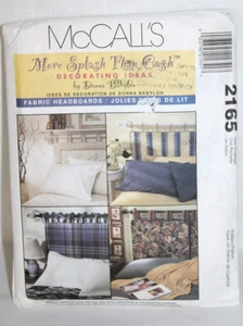 McCalls 2165 Decorating Ideas Dana Babylon Cozy Warm Fabric Headboards FF Uncut - Picture 1 of 5
