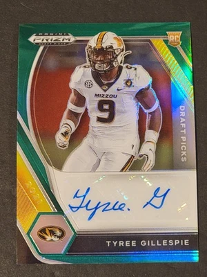 2021 Panini Prizm Draft Picks Tyree Gillespie RC Prizm #DPA-TGI - Image 1 of 2
