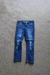 Pink Velvet Girls Blue Jeans Size 6 - Picture 1 of 6