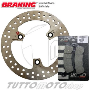KIT DISCO FRENO ANT + PASTIGLIE BRAKING SUZUKI SIXTEEN 125-150 2008 2009 2010 - Foto 1 di 6