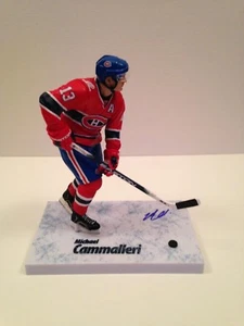 Michael Cammalleri Firmado NHL Serie 28 McFarlane Certificado de Autenticidad Canadiens Flames Kings - Imagen 1 de 3