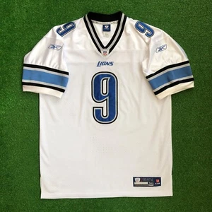 Camiseta deportiva 2010 Matthew Stafford Detroit Lions auténtica Reebok NFL talla 50 XL - Imagen 1 de 6