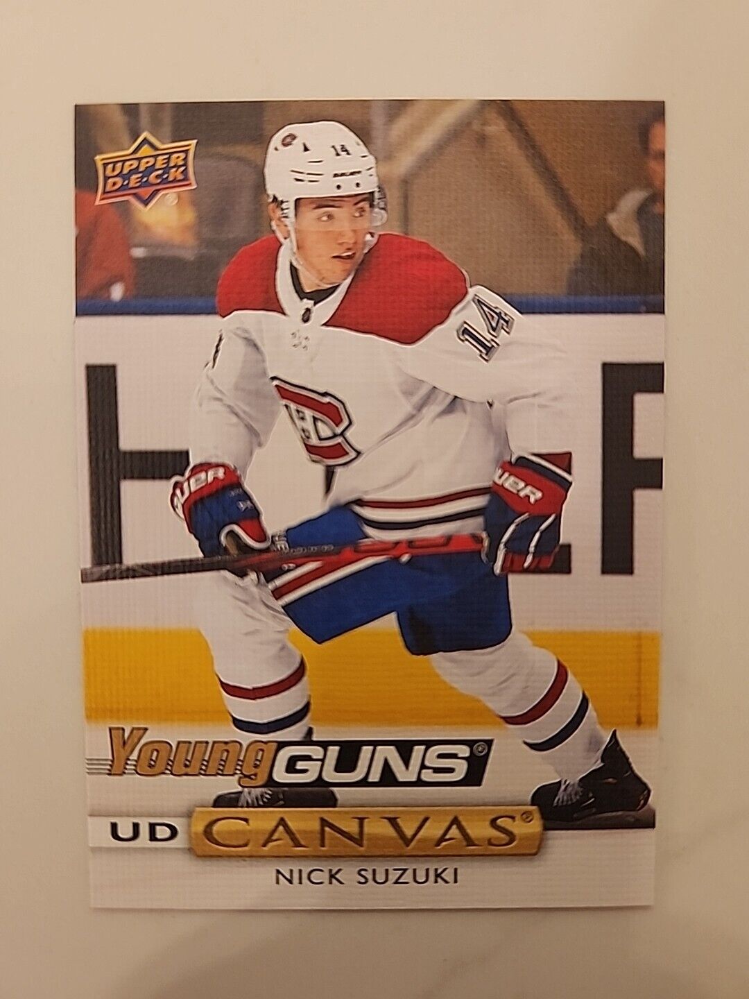 Nick Suzuki 2019-20 UD Canvas  Young Guns #C115 Montreal Canadiens