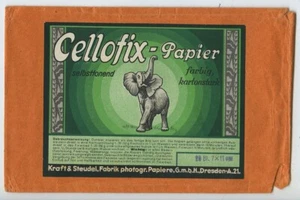 France self toning photo paper envelope Cellofix Kraft & Steudel #1 - Imagen 1 de 3