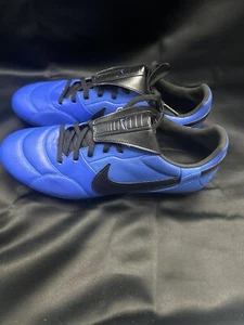 NIKE PREMIER 3 SG-PRO AC AT5890-404 BLUE/BLACK (SIZE 9) Soccer Cleats - Picture 1 of 8