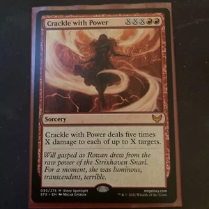 MTG Crackle with Power Strixhaven: School of Mages 095/275 Regular Mythic - Picture 1 of 6
