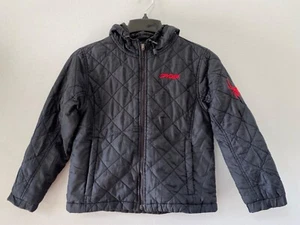 SPYDER XSCAP BOYS QUILTED BLACK JACKET SIZE 7/8 - Picture 1 of 6