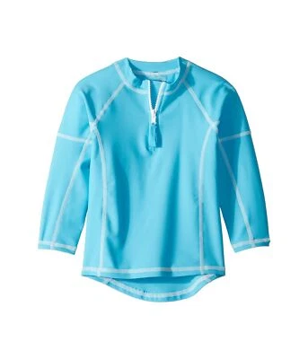 Toobydoo Unisex Aqua long Sleeve Rashguard (Little Kids) Sz. 1/2 (Blue) 140542 - Image 1 of 2