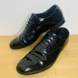 Church’s Sackville Mens Shoes UK 9.5 F Custom Grade Black Leather Oxford Cap Toe - Bild 1 von 16