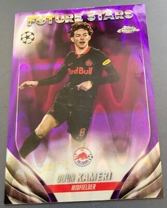 TOPPS CHROME UCC 23-24, DIJON KAMERI, PURPLE RAY WAVE, 116/175 - Picture 1 of 2