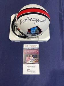 Don Maynard SIGNED Football Hall of Fame Mini Helmet JSA COA AUTOGRAPHED - Picture 1 of 5