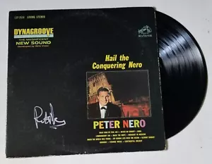Peter Nero REAL firmado a mano para el disco de vinilo con mentalidad de Nero #2 certificado de autenticidad JSA - Imagen 1 de 4