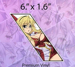 Satellizer Anime Waifu Kawaii Lewd Window JDM vinyl decal car bumper sticker - Picture 1 of 2