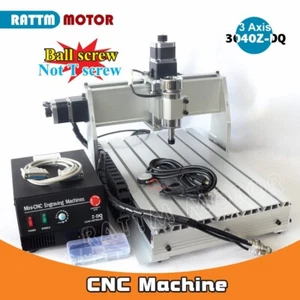 【DE】 3 assi 3040 Z-DQ 500 W DC vite a sfera USB fresatrice incisione CNC 220 V - Foto 1 di 9