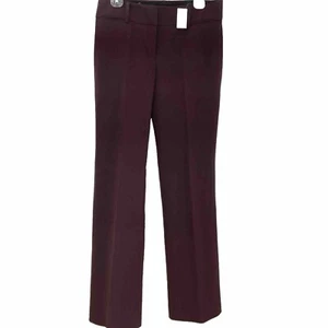 Loft Julie Hose Damen Größe 4 Curvy Fit Merlot Weinrot Neu mit Etikett Schrittlänge 33 - Bild 1 von 5