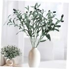  6 Pcs Artificial Olive Branches for Vases 18'' Tall Faux Olive Tree, 