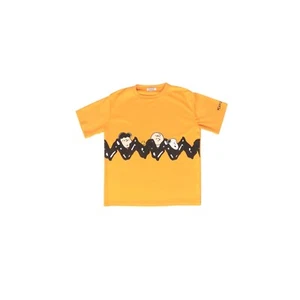 Peanuts Charlie Brown Zig Zag Short Sleeve T Shirt Yellow M - Picture 1 of 8