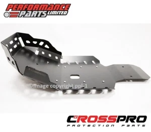 BMW F800 GS 2024 CrossPro Gloss Black Aluminium Sump Guard Bash Plate - Picture 1 of 11