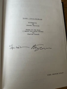 THE IRISHMAN FOR YOUR CONSIDERATION FYC SIGNED SCREENPLAY SCRIPT Martin Scorsese - Picture 1 of 9