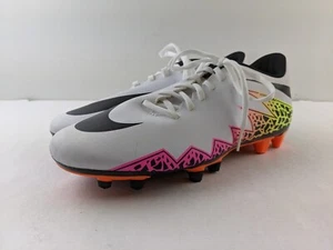 Nike Hypervenom Soccer Cleats Men US 9.5 White Multi Lace Up Classic Shoe - Picture 1 of 14