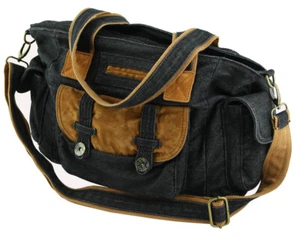 Jeanstasche/ Schultertasche Sunny Schwarz 2.Wahl! - Bild 1 von 3