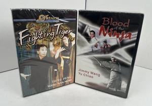 Kung Fu DVD Lot - Blood Of The Ninja (1971) & Fighting Tiger (1975) - Brand New! - Picture 1 of 4