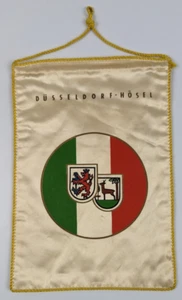 alte Vintage LIONS International Club Banner Flagge DÜSSELDORF HOSEL DEUTSCHLAND - Bild 1 von 5
