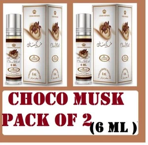Al-Rehab Choco Musk Concentrated Perfume attar Oil, 6 Ml Attar pack of 2 - Picture 1 of 7