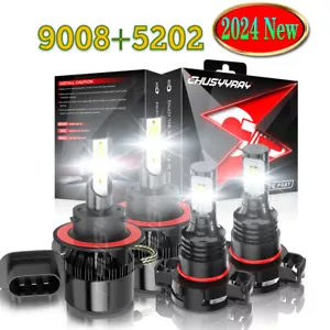 Faros LED altos bajos + faros antiniebla blancos para Ford Escape 2008-2011 2012 - Imagen 1 de 24
