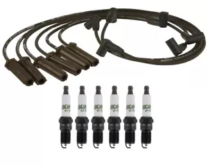 GM OE Ignition Wire Set & 6 ACDelco 0.06" Spark Plugs Kit For Buick 3.8 V6 L36 - Picture 1 of 1