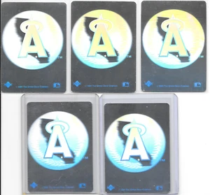 1991 Los Angeles Angels Upper Deck Hologram Insert Baseball Card Lot of 5 Cards - Bild 1 von 2